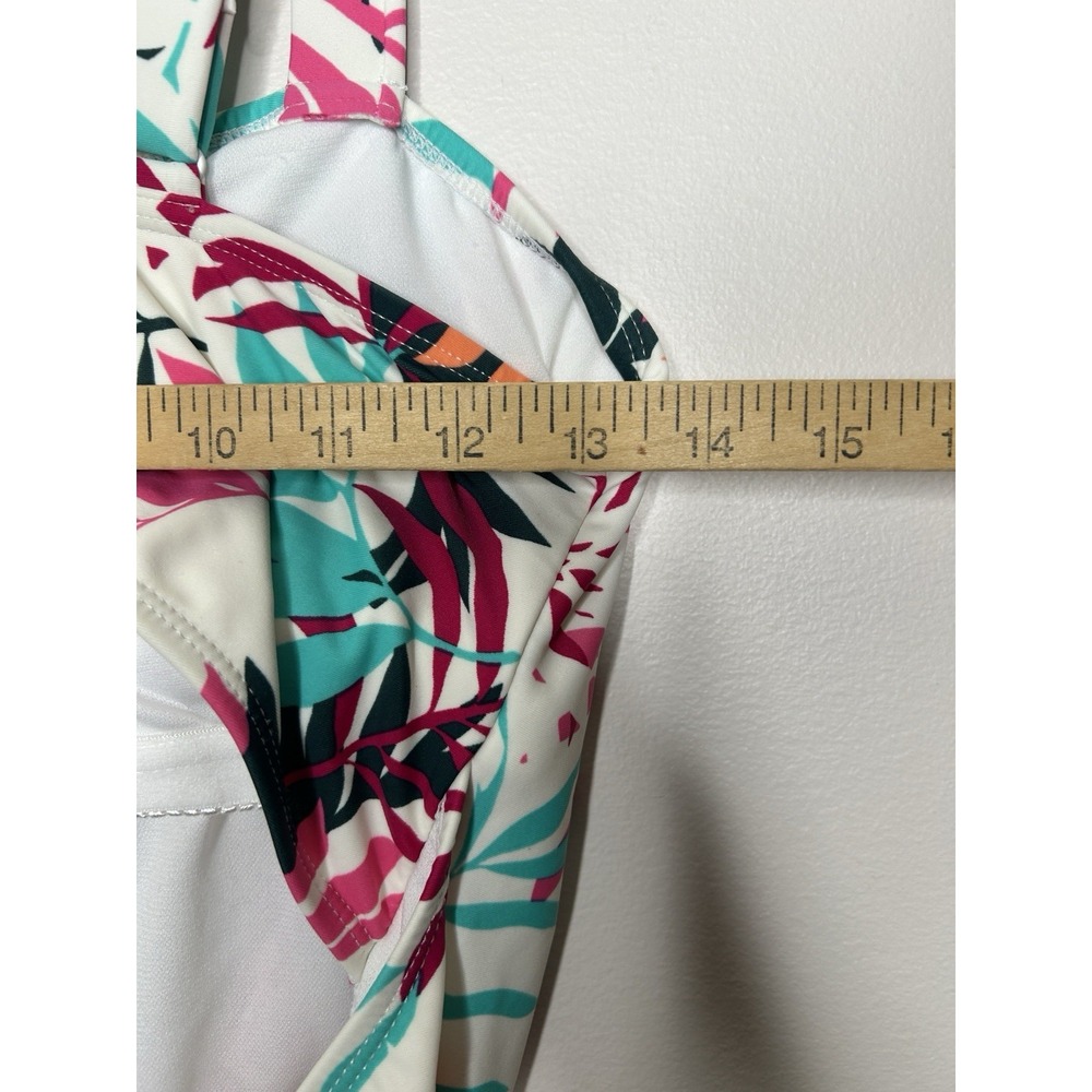 Eddie Bauer Women's Swimsuit  Floral Core One-Piece Sun Protection UPF 50 Large - Picture 6 of 7